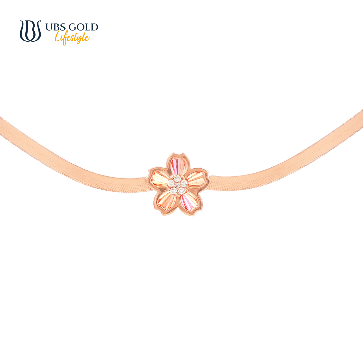 UBS Gold Kalung Emas Rainbow - K6k0171 - 17K