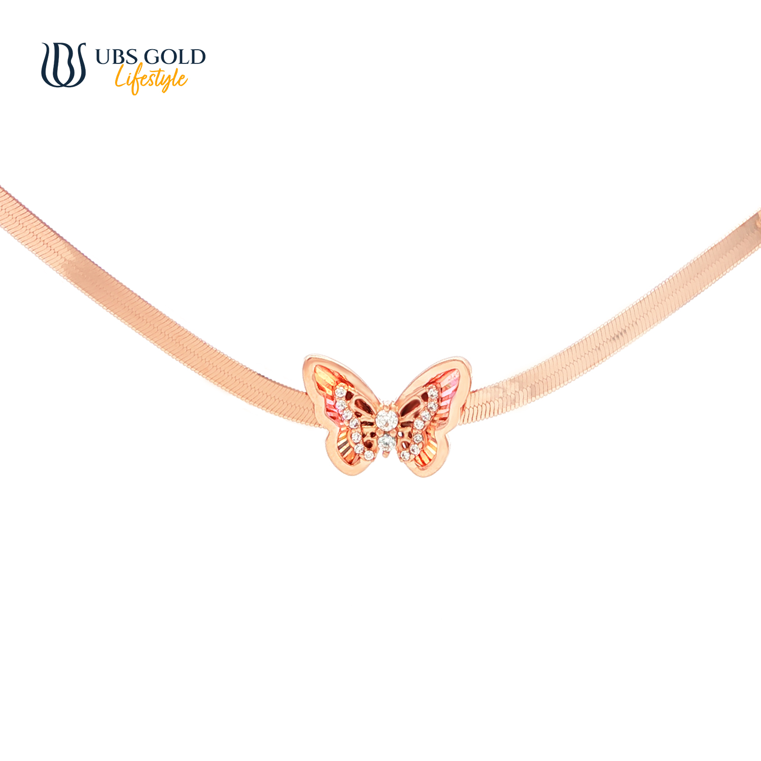 UBS Gold Kalung Emas Millie Molly Rainbow - K6k0174 - 17K