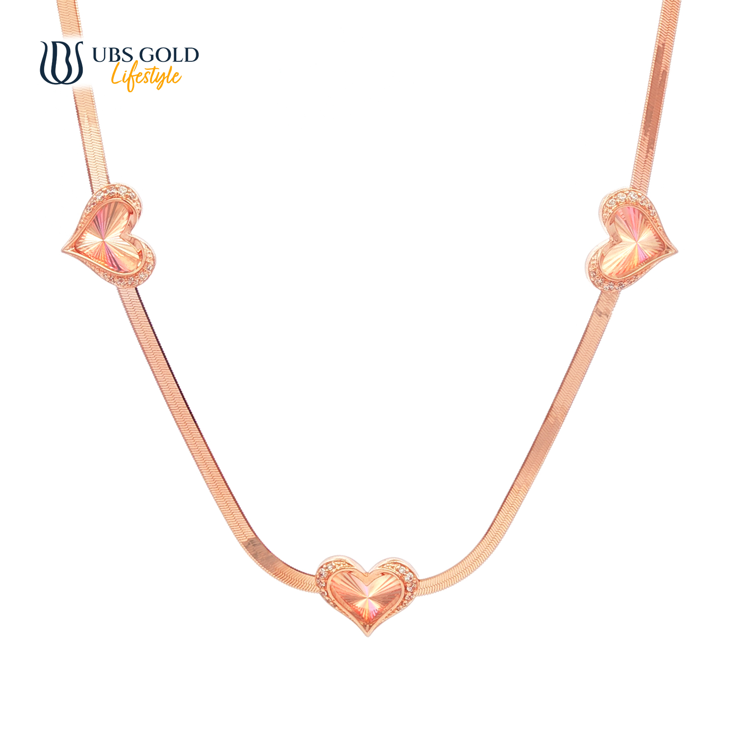 UBS Gold Kalung Emas Rainbow - K6k0177 - 17K