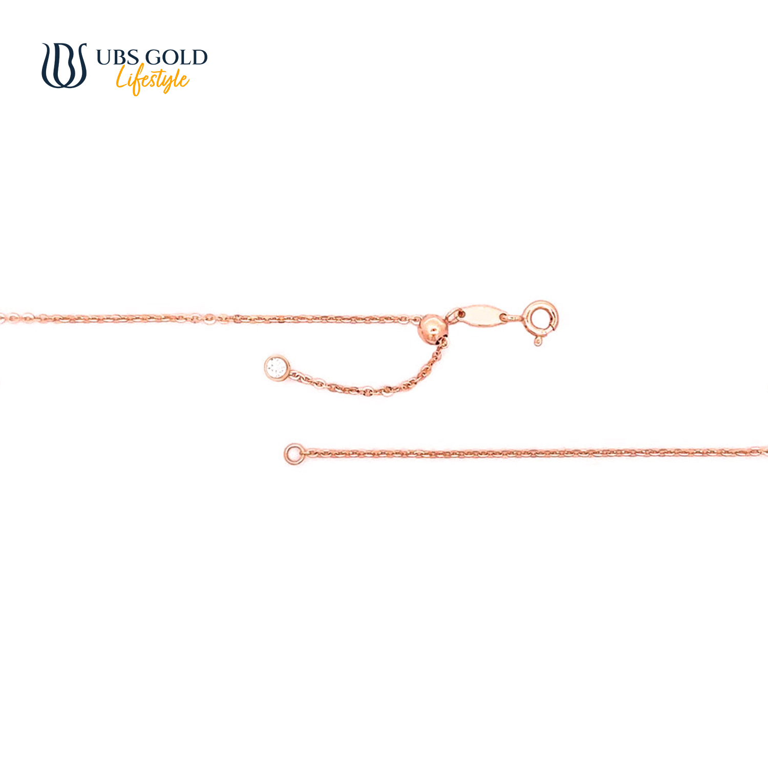 UBS Gold Gelang Emas Birthstone - Kgv6912-16 - 17K - Okt