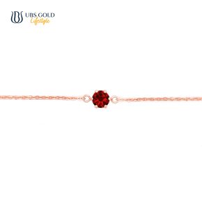 UBS Gold Gelang Emas Birthstone - Kgv6912-18 - 17K - Jan