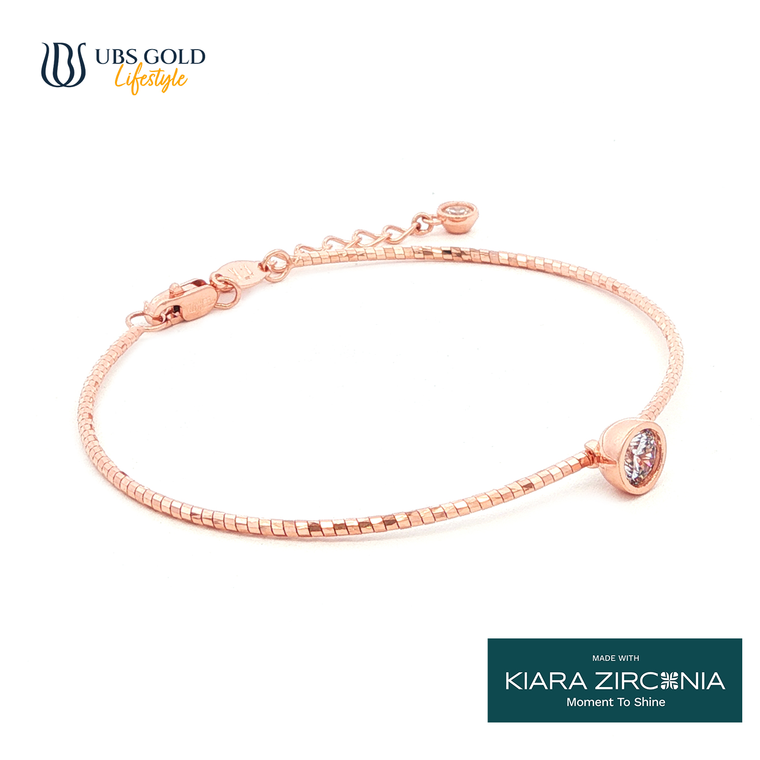 UBS Gold Gelang Emas Eleztra - Kgv7672 - 17K