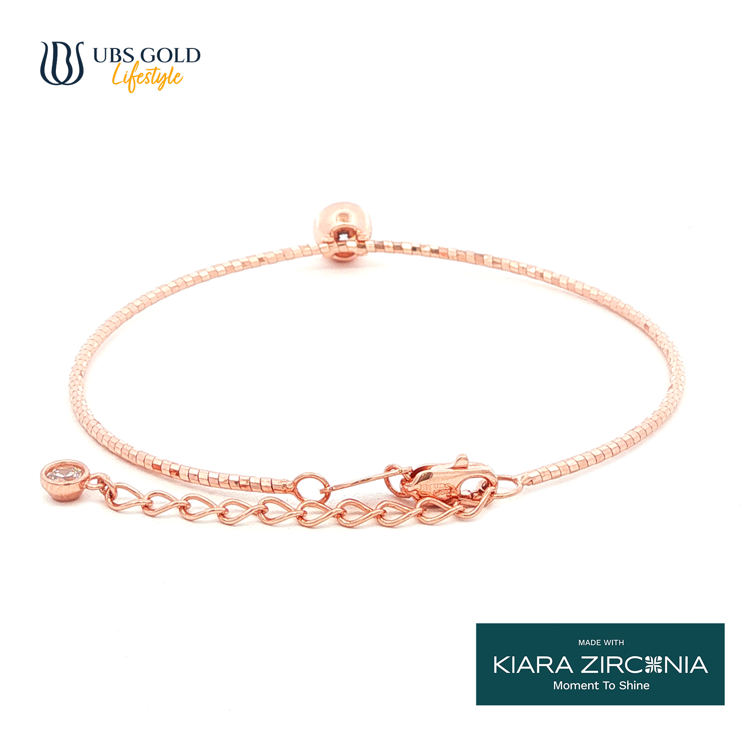 UBS Gold Gelang Emas Eleztra - Kgv7672 - 17K