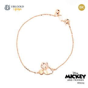 UBS Gold Gelang Disney Minnie Mouse Rainbow - Kgy0152K - 8K