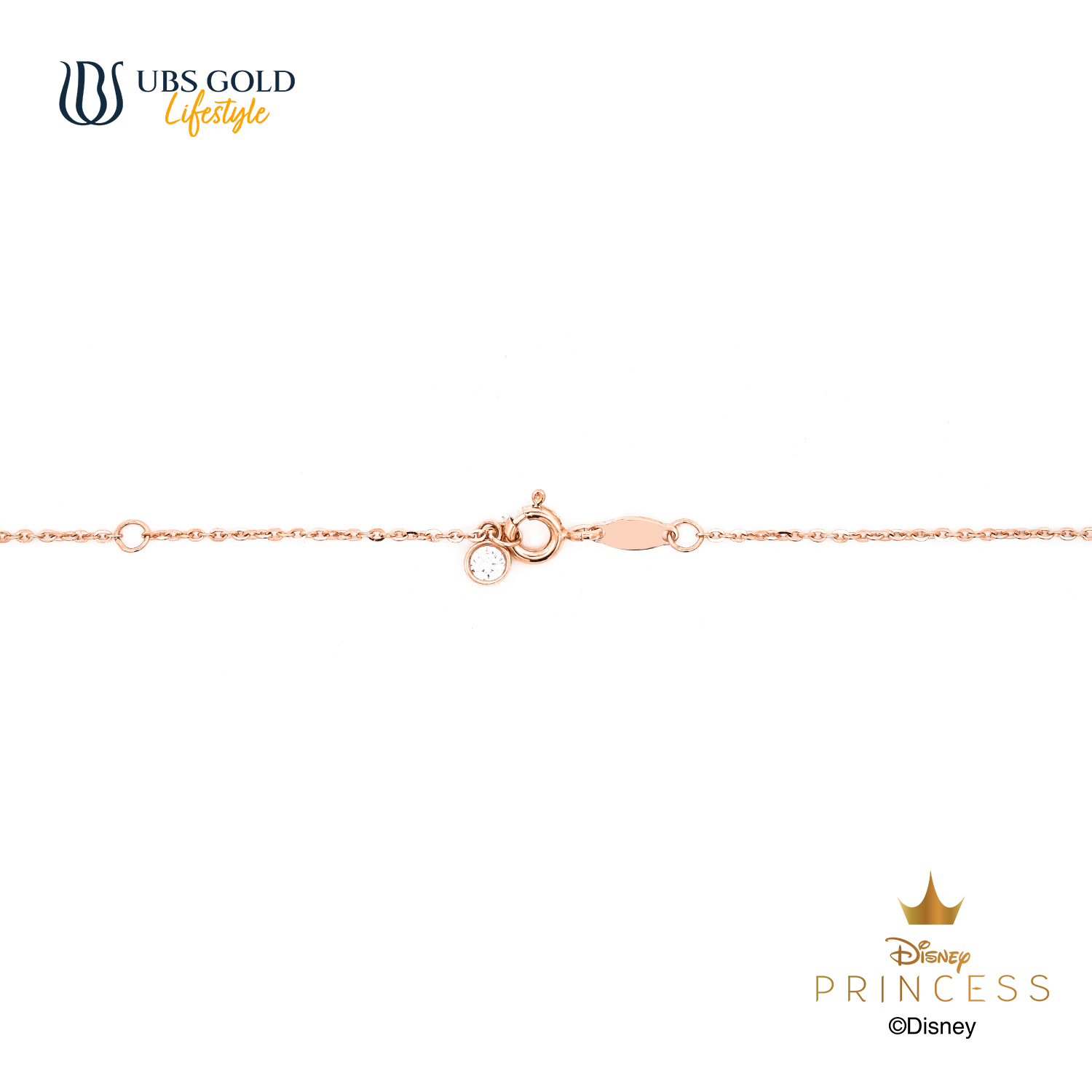 UBS Gold Kalung Emas Disney Princess Belle - Kky0540 - 17K