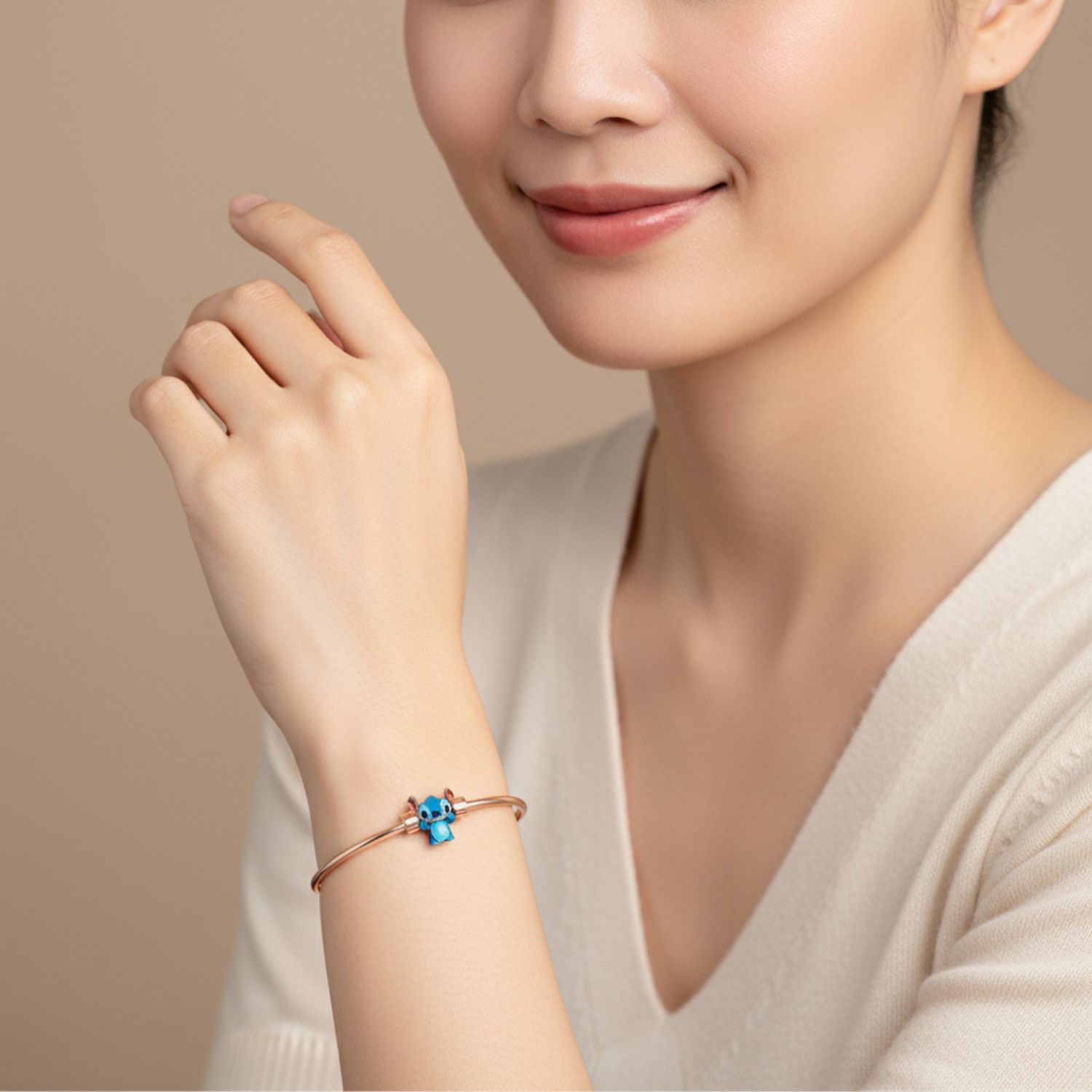 UBS Gold Gelang Emas Disney Stitch Charmee - Vgy0242 - 17K