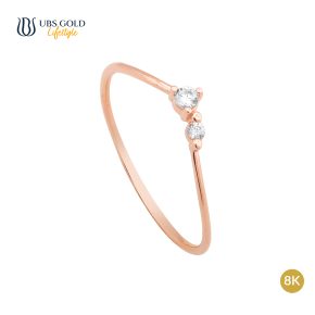 UBS Gold Cincin Emas Sparkling - Cc15511K - 8K