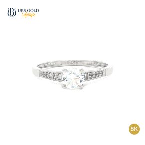 UBS Gold Cincin Emas Solitaire - Cc17234K - 8K