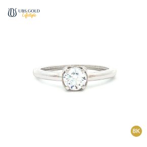 UBS Gold Cincin Emas Solitaire - Cc17551K - 8K