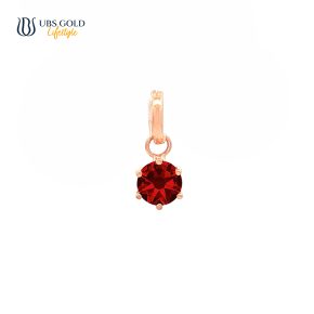 UBS Gold Liontin Emas Birthstone - Clb3764-14 - 17K - Jan