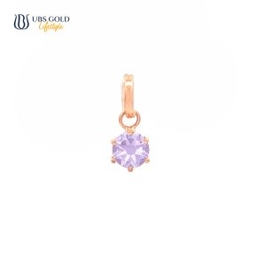 UBS Gold Liontin Emas Birthstone - Clb3764-18 - 17K - Jun