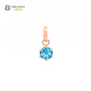 UBS Gold Liontin Emas Birthstone - Clb3764-24 - 17K - Dec