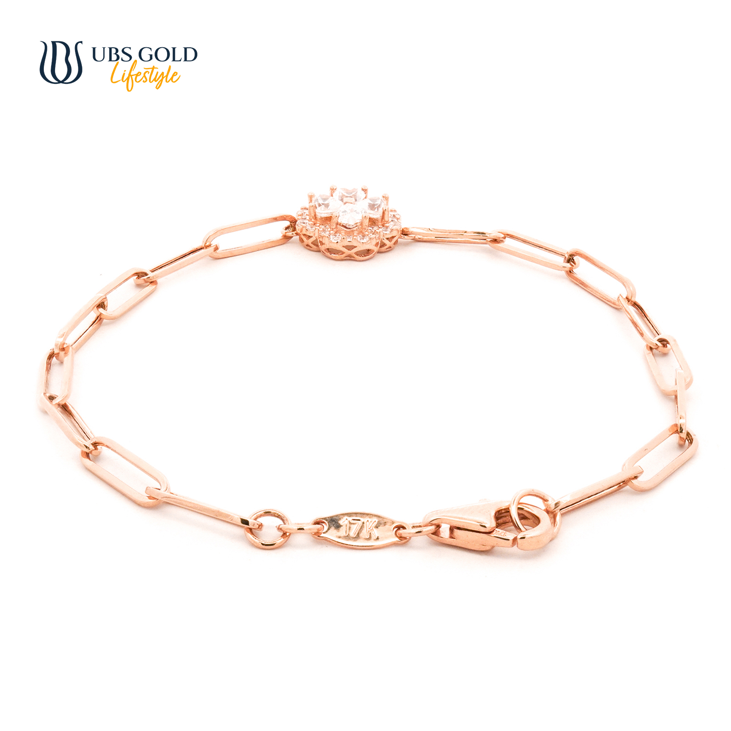 UBS Gold Gelang Emas Paperlina - Hgv7068 - 17K