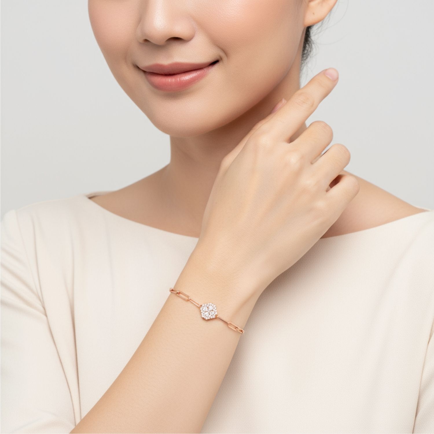 UBS Gold Gelang Emas Paperlina - Hgv7068 - 17K