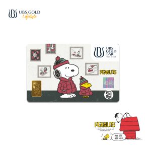 UBS Gold Logam Mulia Peanuts Snoopy Cozy 1 Gr