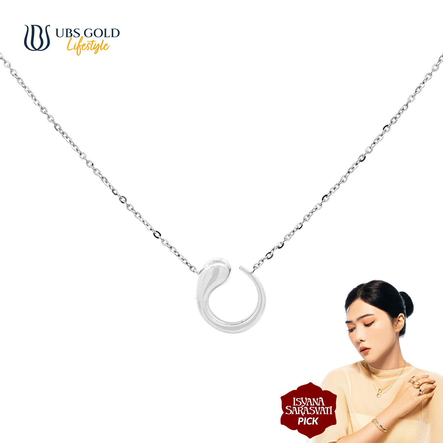 UBS Gold Kalung Emas Isyana Niskala - Kkv15880 - 17K