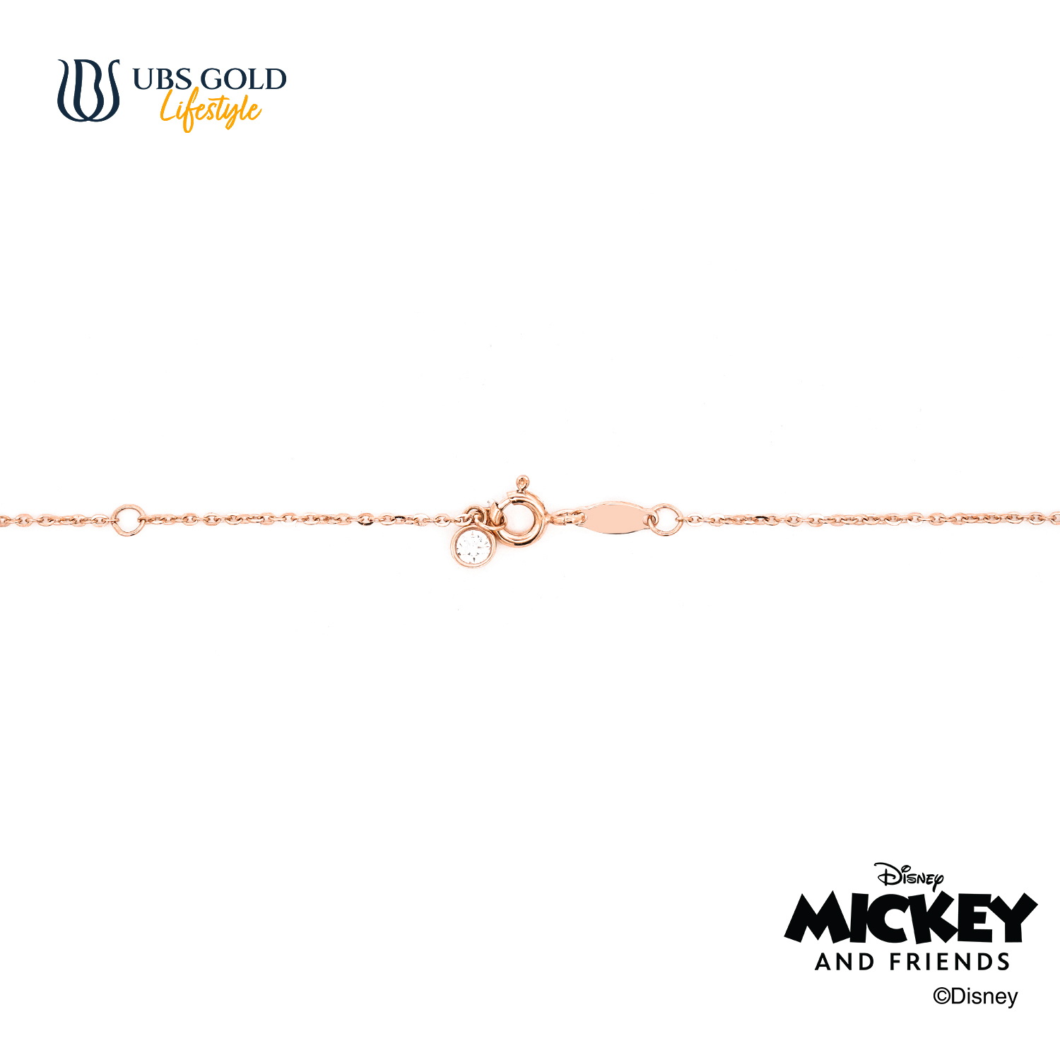 UBS Gold Kalung Emas Disney Mickey Mouse - Kky0533 - 17K