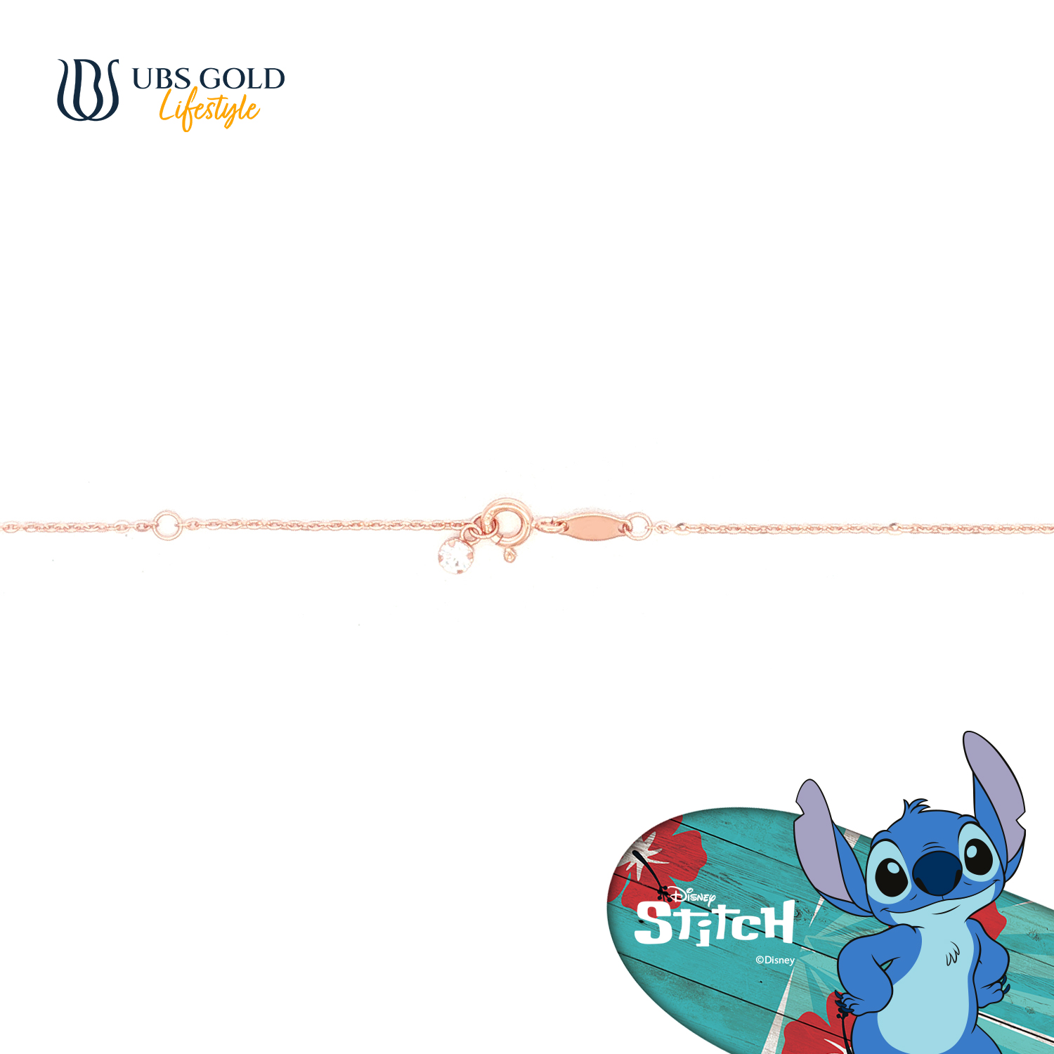 UBS Gold Kalung Emas Disney Stitch - Kky0554 - 17K