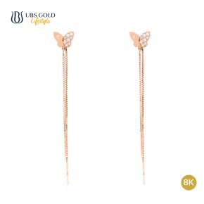 UBS Gold Anting Emas Millie Molly - Kwr1643K - 8K