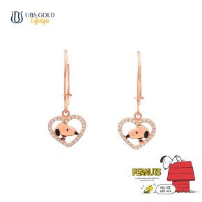 UBS Gold Anting Emas Peanuts Snoopy - A9a0001 - 17K