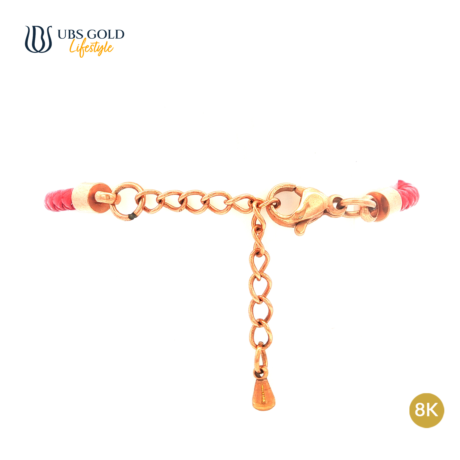 UBS Gold Gelang Tali Emas Irene - Agp1764K - 8K