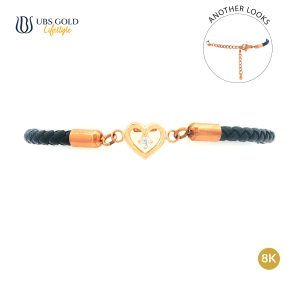 UBS Gold Gelang Tali Emas Irene - Agp1765K - 8K