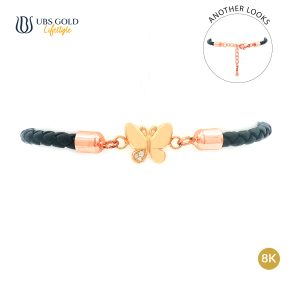 UBS Gold Gelang Tali Emas Irene - Agp1767K - 8K