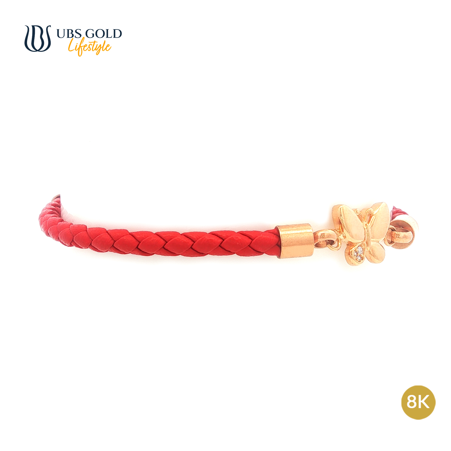 UBS Gold Gelang Tali Emas Irene - Agp1767K - 8K