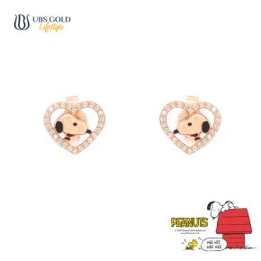 UBS Gold Anting Emas Peanuts Snoopy - C9w0001 - 17K