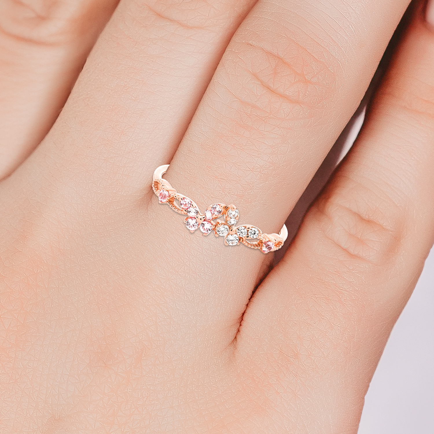 UBS Gold Cincin Emas Sparkle - Cc17386KP - 8K