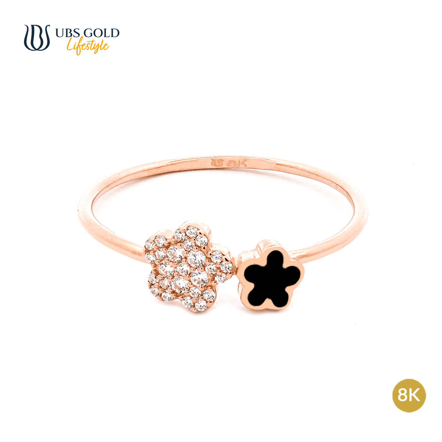 UBS Gold Cincin Emas Millie Molly - Cc17463KI - 8K