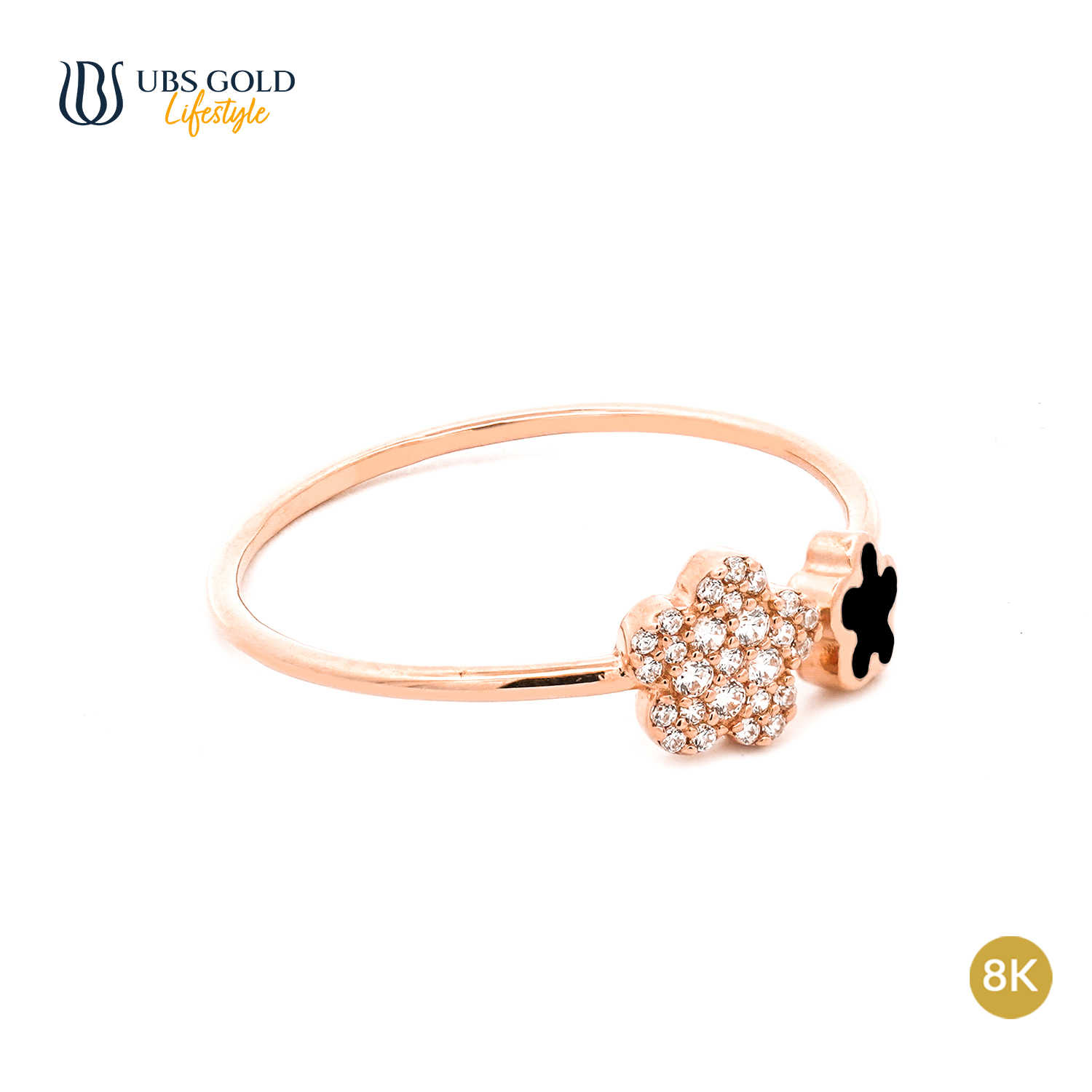 UBS Gold Cincin Emas Millie Molly - Cc17463KI - 8K