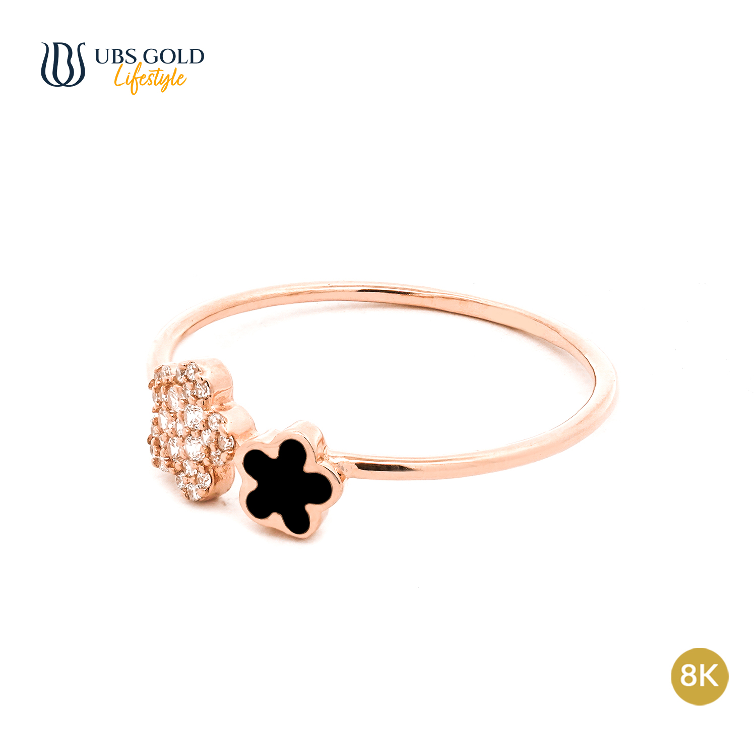 UBS Gold Cincin Emas Millie Molly - Cc17463KI - 8K