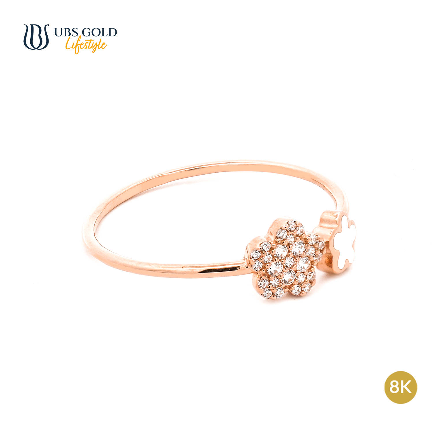 UBS Gold Cincin Emas Millie Molly - Cc17463K - 8K