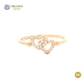 UBS Gold Cincin Millie Molly - Cc17569K - 8K