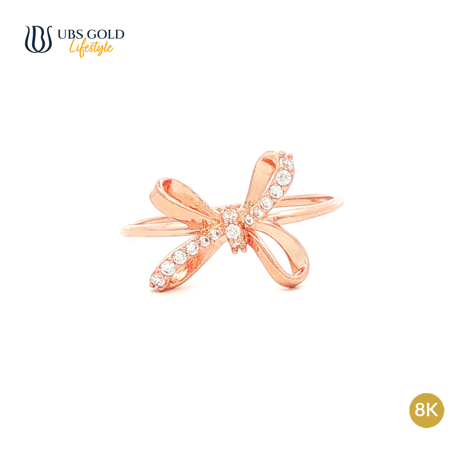 UBS Gold Cincin Emas Brigita - Cc17592K - 8K
