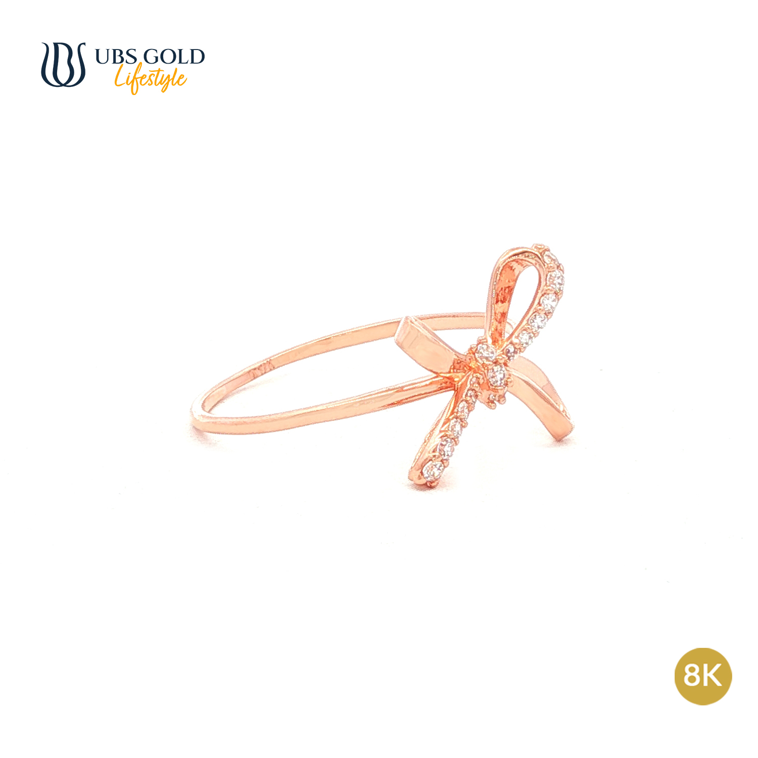 UBS Gold Cincin Emas Brigita - Cc17592K - 8K