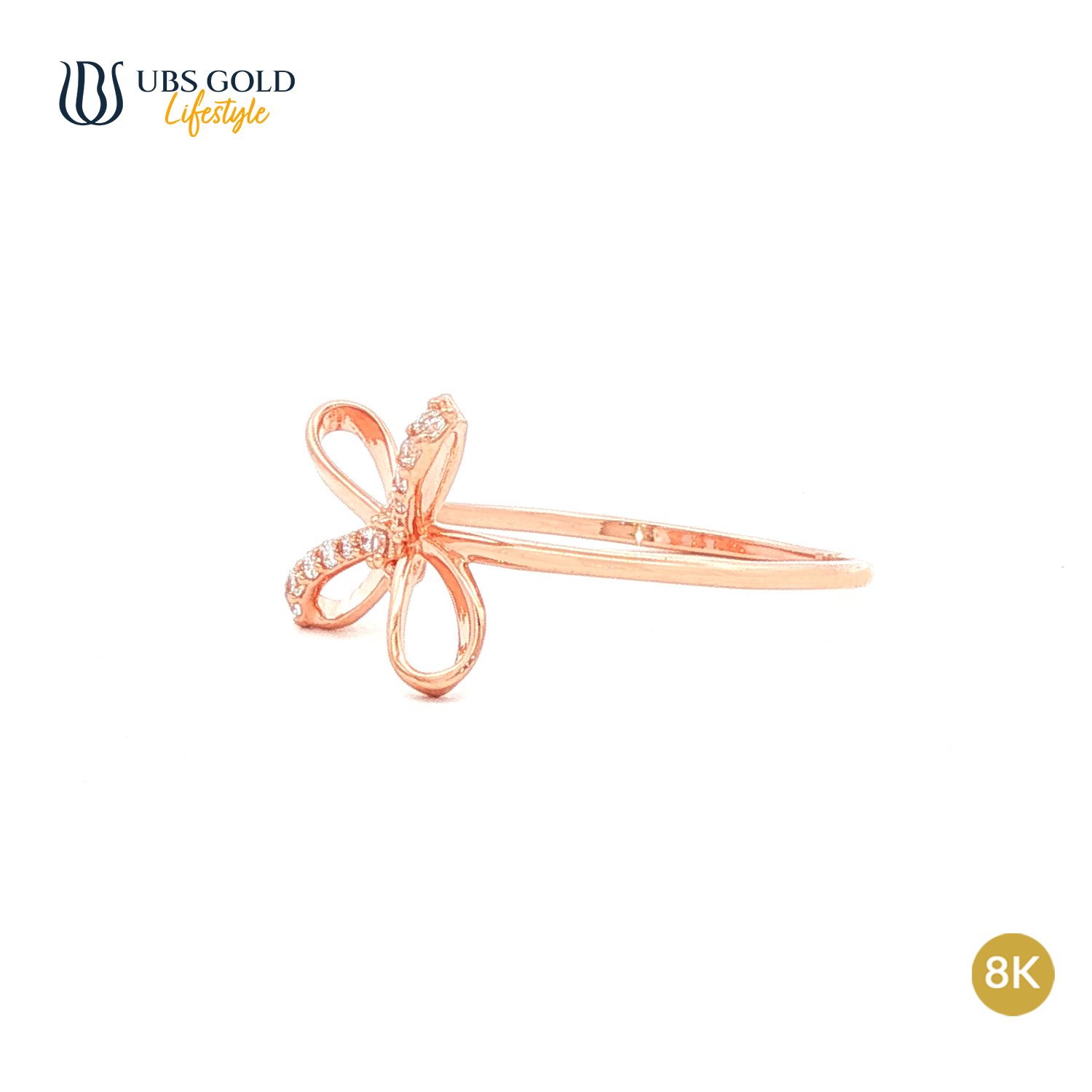UBS Gold Cincin Emas Brigita - Cc17592K - 8K