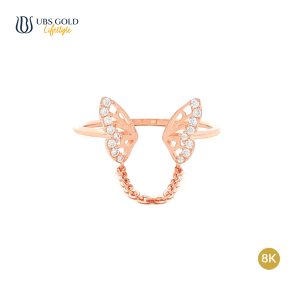 UBS Gold Cincin Emas Millie Molly - Cc17593K - 8K