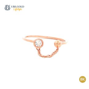 UBS Gold Cincin Emas Millie Molly - Cc17596K - 8K