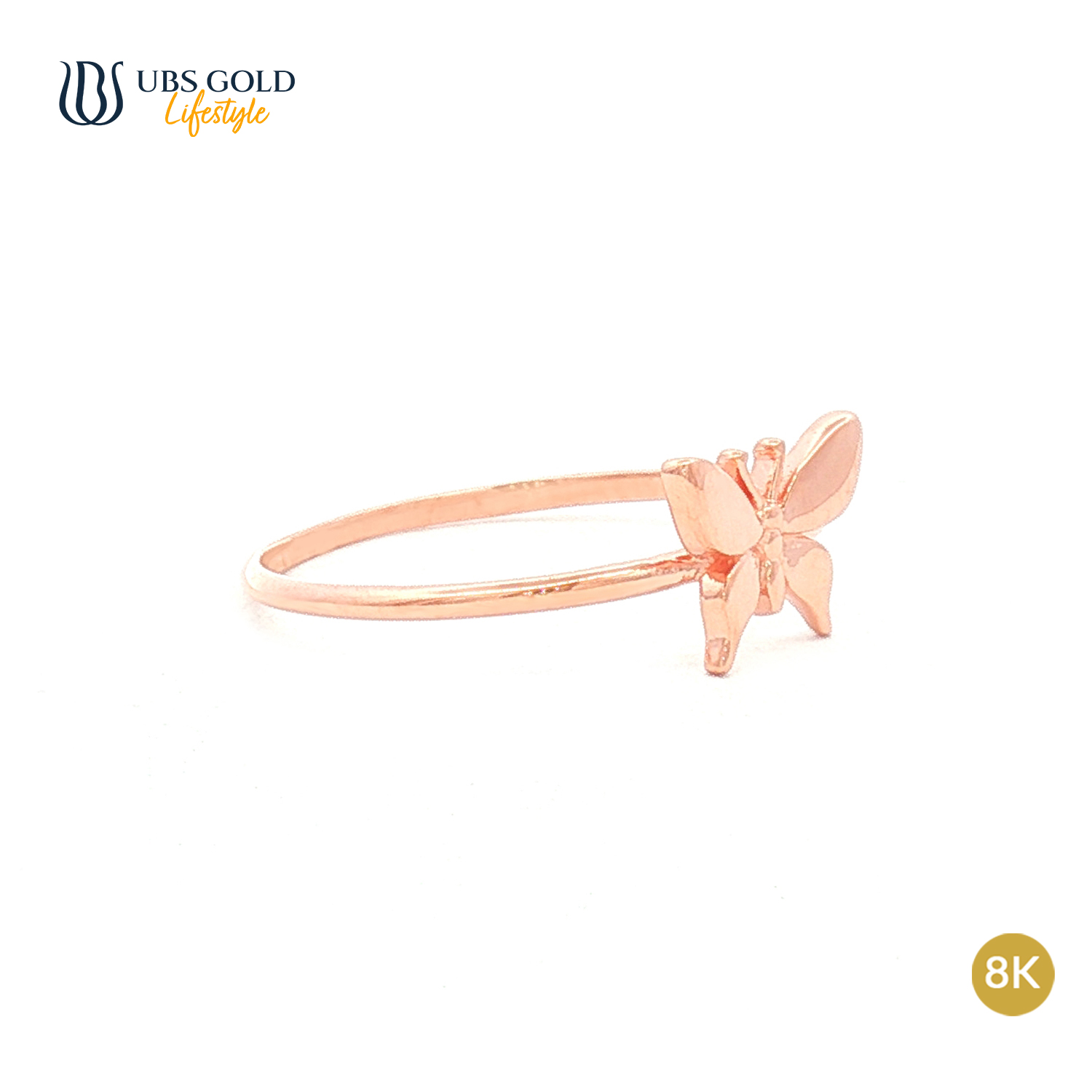 UBS Gold Cincin Emas Millie Molly - Cc70841K - 8K