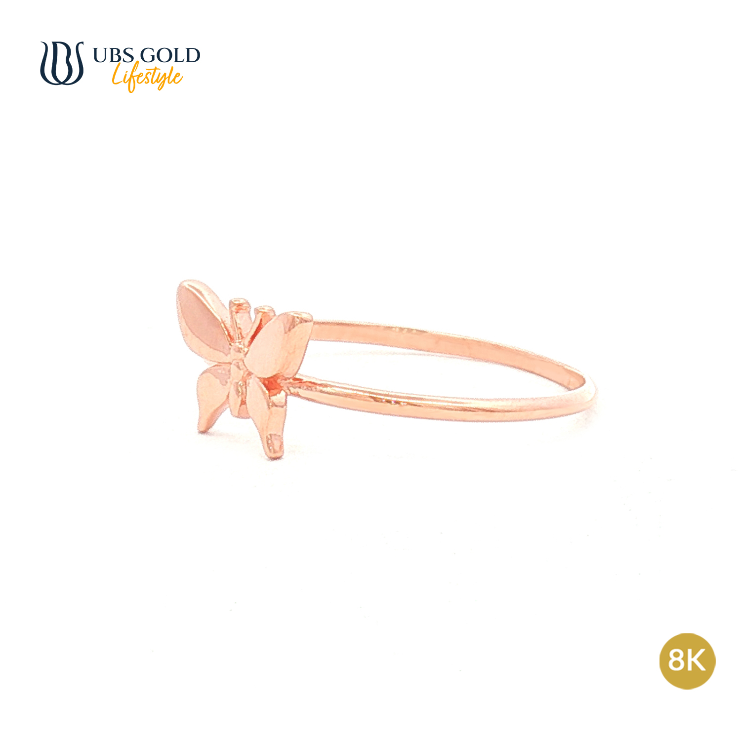 UBS Gold Cincin Emas Millie Molly - Cc70841K - 8K