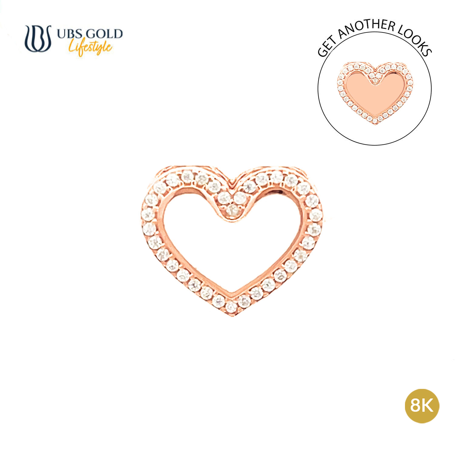 UBS Gold Liontin Emas Charmee - Cdm0227K - 8K