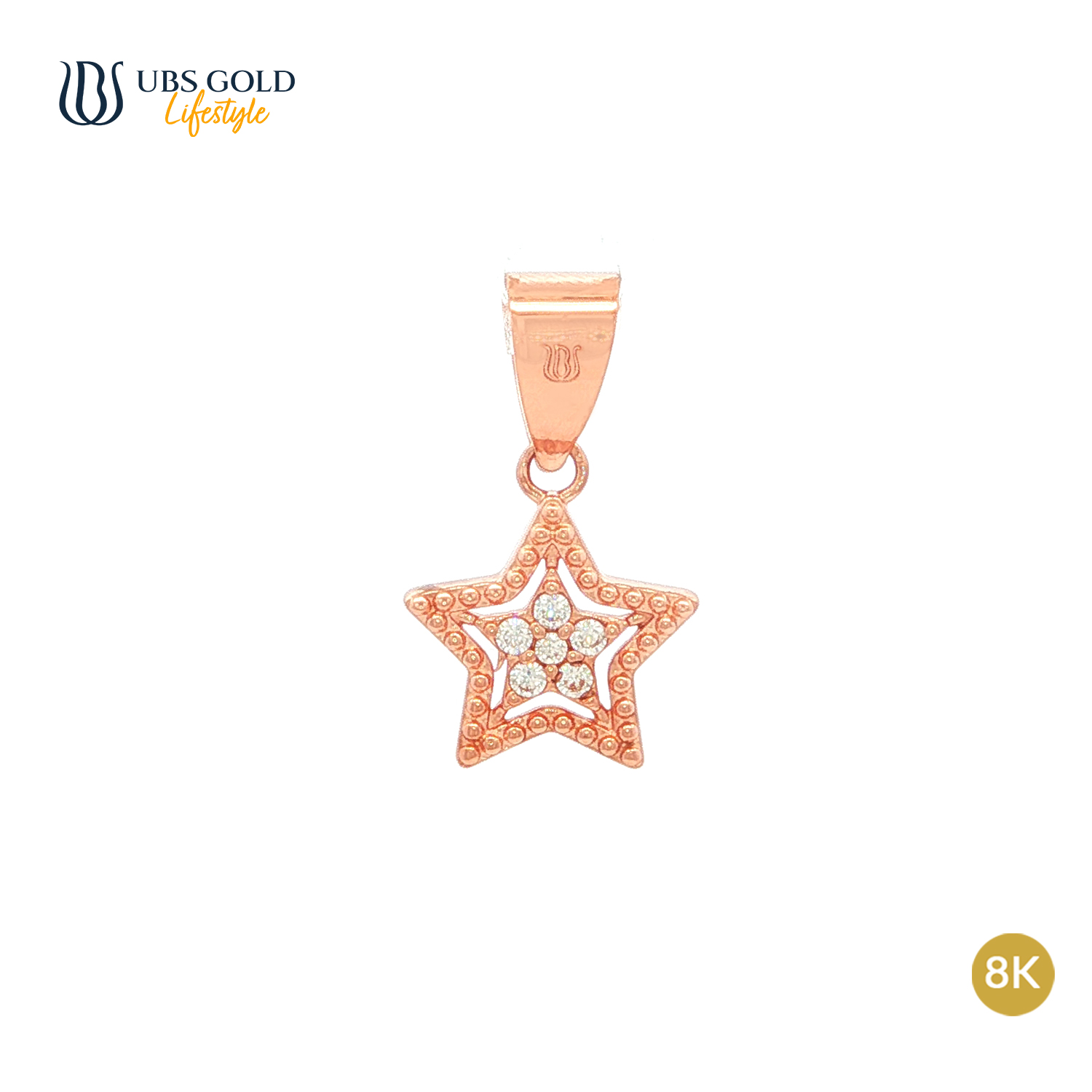 UBS Gold Liontin Emas Millie Molly - Clb3627K - 8K