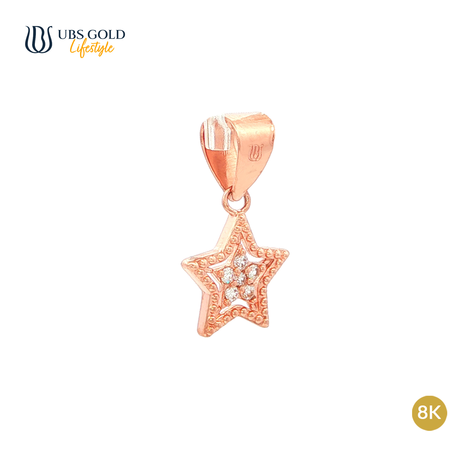 UBS Gold Liontin Emas Millie Molly - Clb3627K - 8K