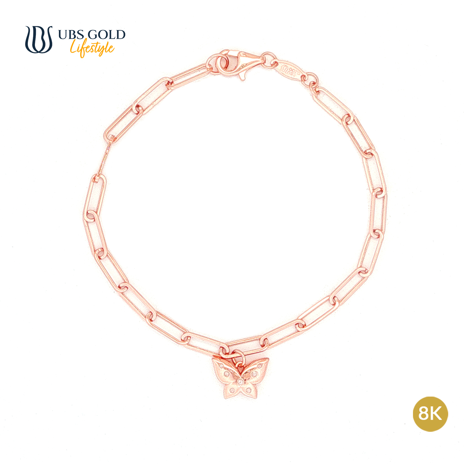 UBS Gold Gelang Emas Paperlina - Hdg0438K - 8K