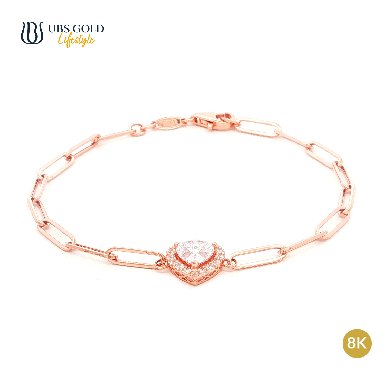 UBS Gold Gelang Emas Paperlina - Hgv7074K - 8K