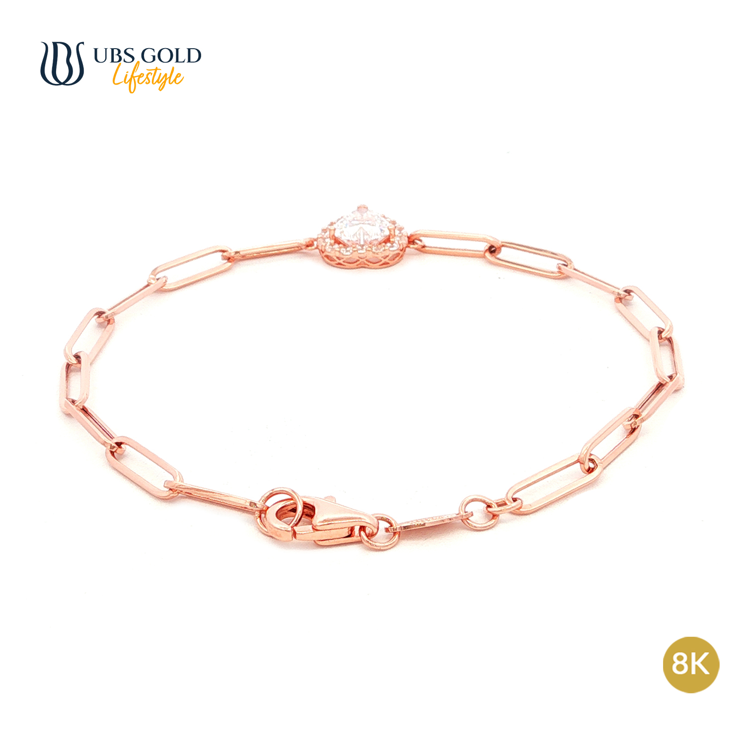 UBS Gold Gelang Emas Paperlina - Hgv7074K - 8K