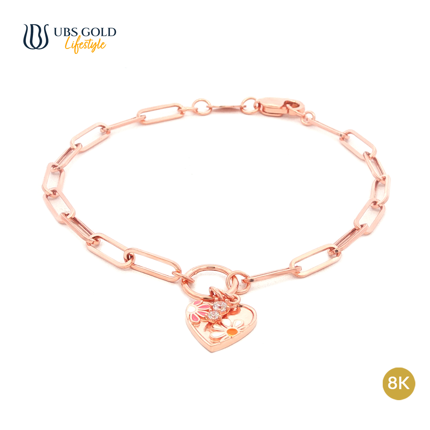 UBS Gold Gelang Emas Paperlina - Hgv7079K - 8K