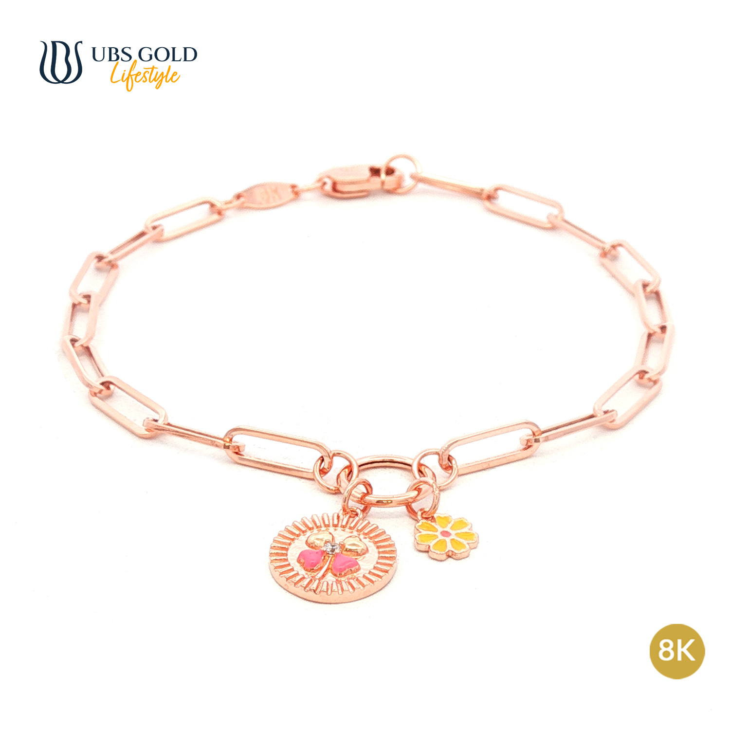 UBS Gold Gelang Emas Paperlina - Hgv7088K - 8K